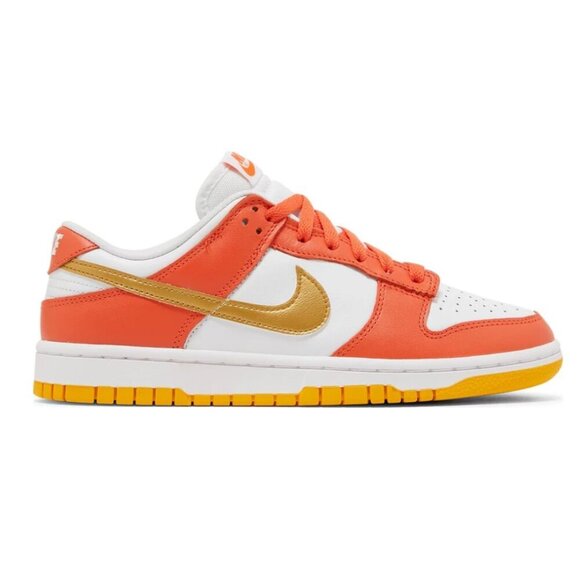 Nike Dunk Low Orange University Gold Sneakers, Sz 6 - Picture 2 of 9